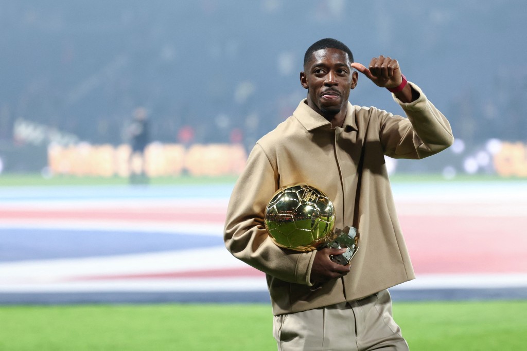 奧士文尼迪比利之前已贏得金球獎。法新社