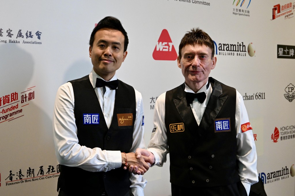 世界格兰披治桌球大奖赛2025，Jimmy White曾与傅家俊交手。资料图片