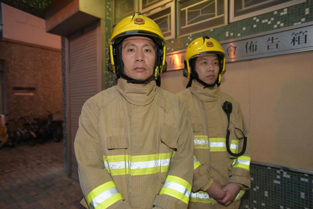 流浮山消防局局長吳偉傑。黃文威攝