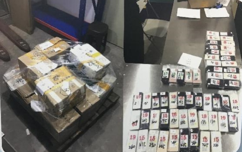 深圳海關揭集團走私5億元人民幣手機。網上圖片