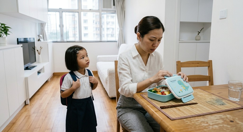 午餐饭盒|早上辛辛苦苦为孩子制作饭盒,但回家打开整个「原封不动」,的确很失望。(AI生成示意图) 午餐饭盒|早上辛辛苦苦为孩子制作饭盒,但回家打开整个「原封不动」,的确很失望。(AI生成示意图)