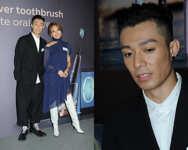 周柏豪、容祖儿出席活动