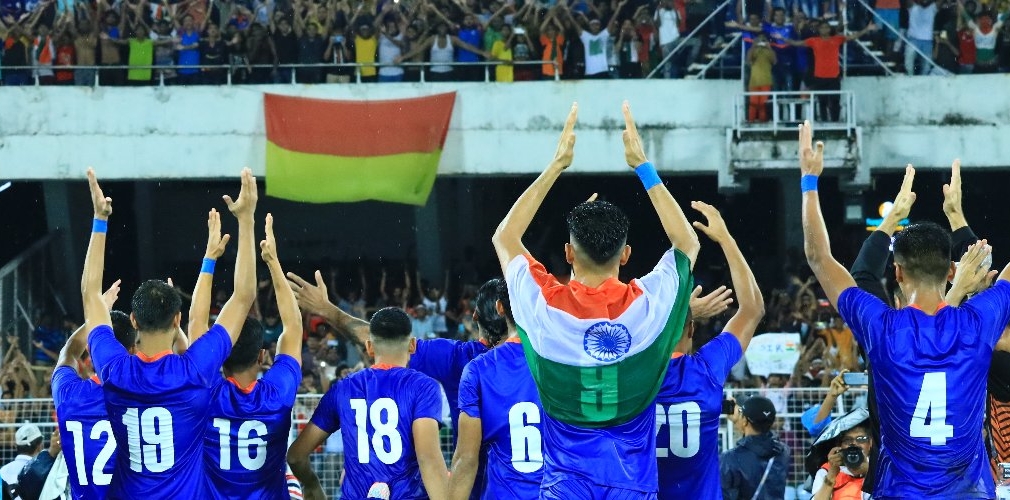 印度被禁止參加國際賽，直到足協改組為止。 印度國家隊圖片