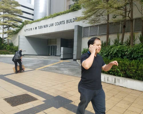 被告張錦輝。法庭記者攝