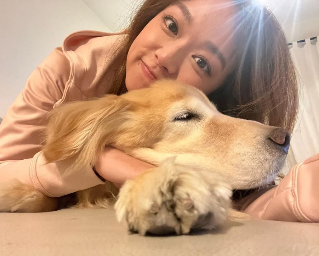 潘杰寧較早前分享與狗狗合照並發長文公布已離婚。