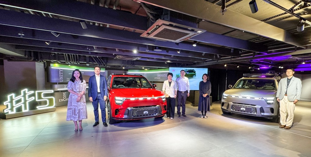 smart #5純電動SUV香港發表:隆重其事,smart廠方代表及本港代理管理層聚首一堂為新車揭幕。