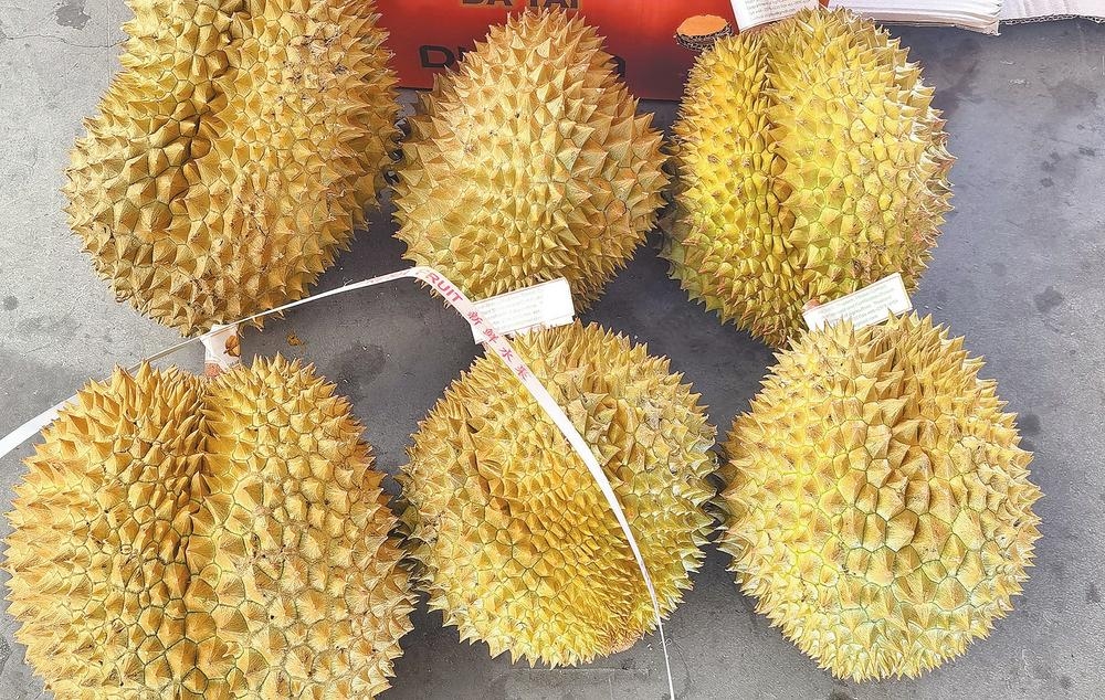 榴槤因為味道重是不能帶上飛機的。 新華社 榴槤因為味道重是不能帶上飛機的。 新華社