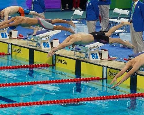 黃漢彥昨在男子S14級200米自由泳奪金，今日再下一城。香港殘疾人奧委會暨傷殘人士體育協會fb圖片