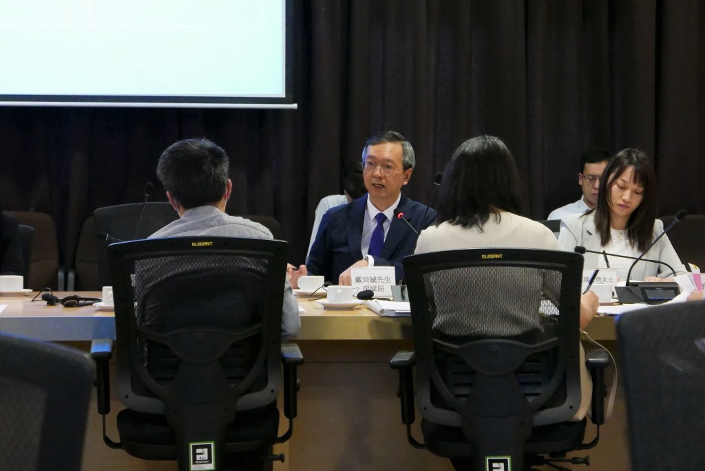 戴尚誠在會議上發言。何永賢facebook圖片