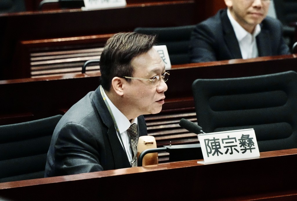 選委界陳宗彝支持將編外首長級職位轉為常額。