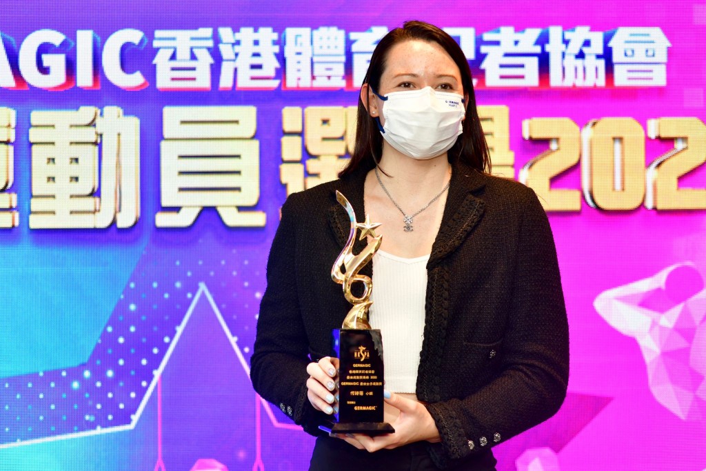 何詩蓓出席香港體記協會頒獎禮。梁柏琛攝