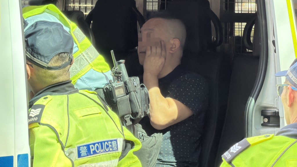 涉事司機在場助查。梁國峰攝