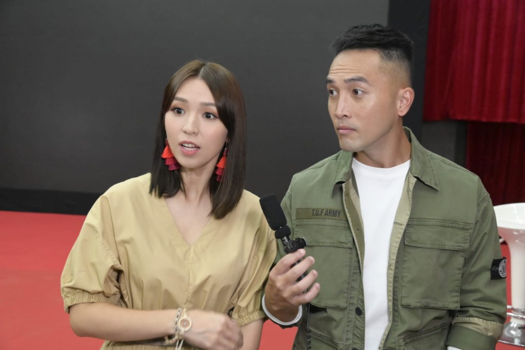 國峰不忘放閃冧老婆，阿雪也不示弱稱有老公抱抱鼓勵。