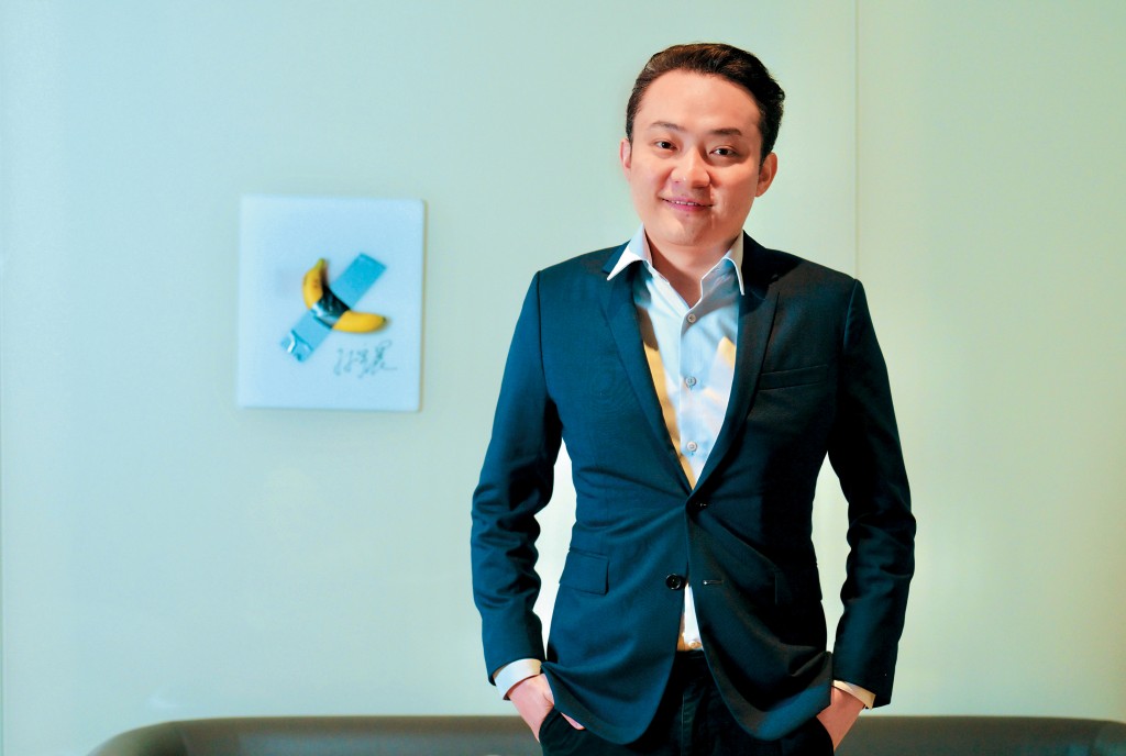 孫宇晨形容自己是超人來拯救今次金融事件。