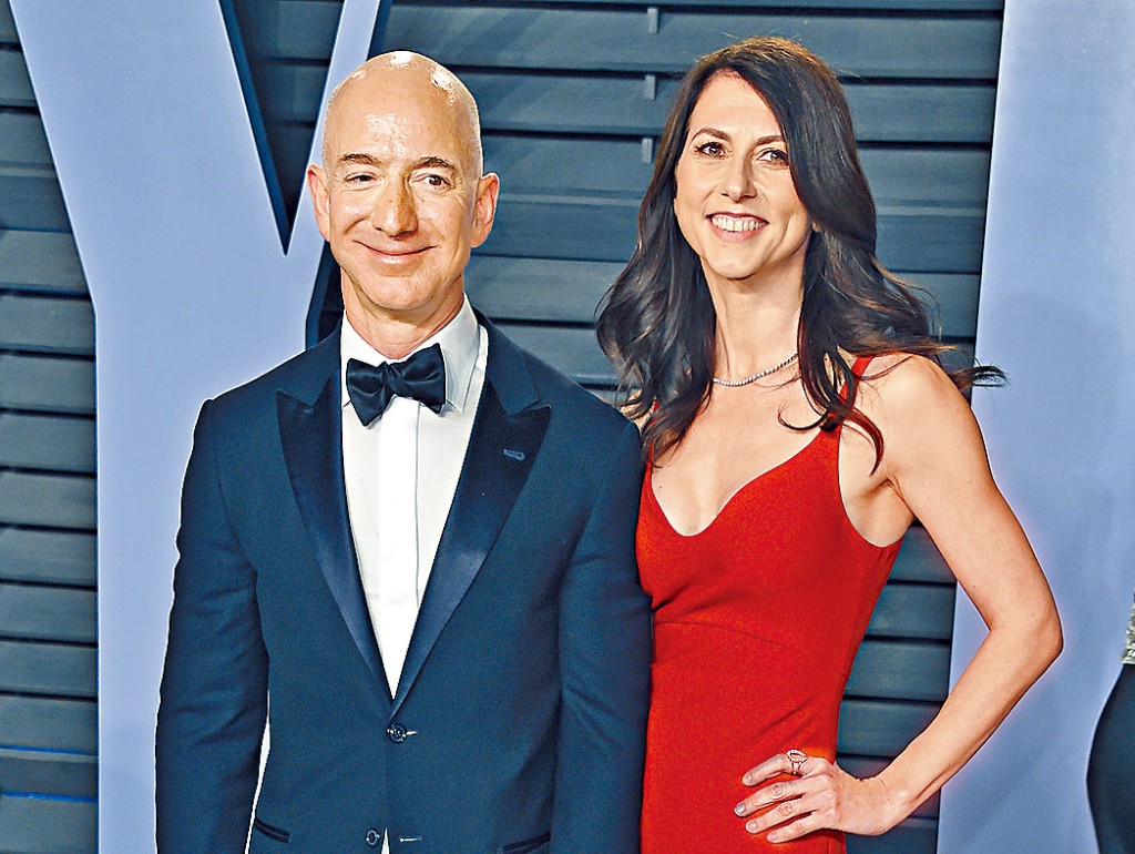 貝索斯與前妻麥肯齊。