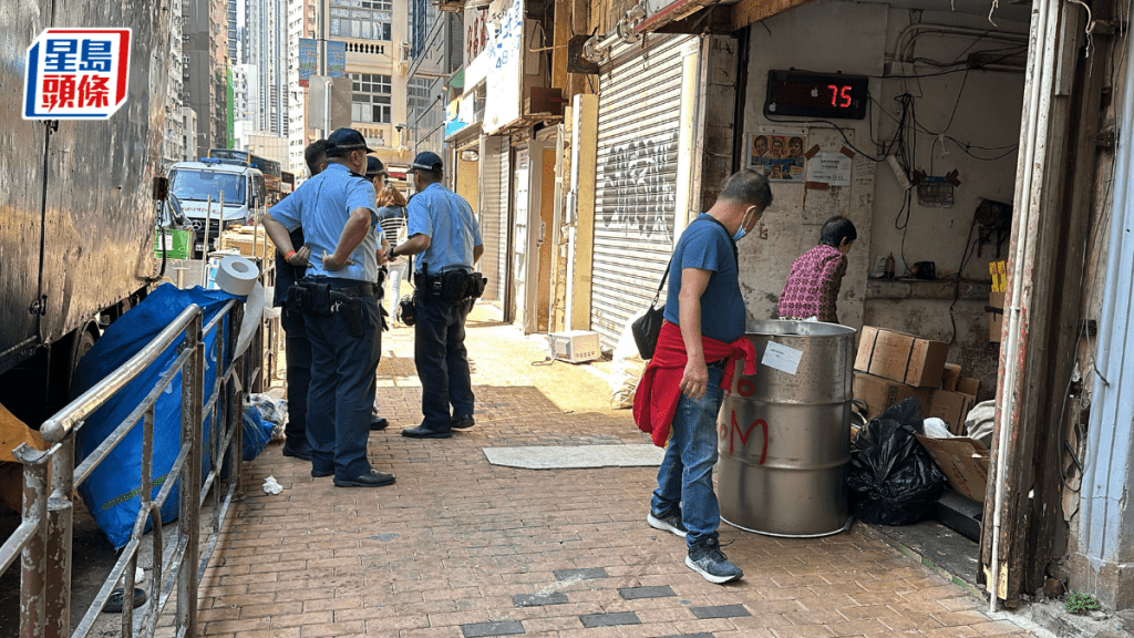 回收店東主遇襲受傷。劉漢權攝