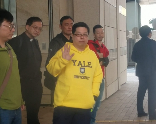 被告林子健(黃衣)。 陳楚琨攝