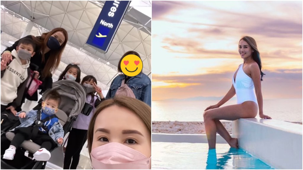 楊洛婷媽媽罕有曝光索爆！黑色泳裝腰間「開窿」花式性感晒fit爆身材媲美少女