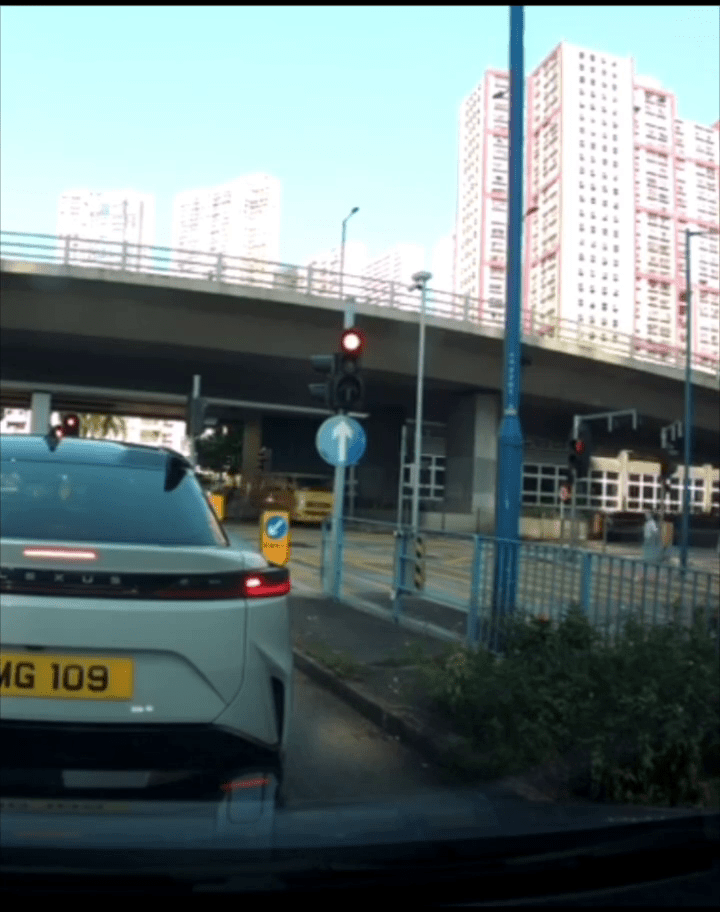 當時橫越勵業街的行人過路處燈號為「紅公仔」。FB:Ali Zubair Bhai 當時橫越勵業街的行人過路處燈號為「紅公仔」。FB:Ali Zubair Bhai