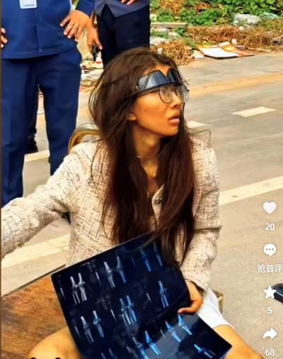 吴某桢去年底被发现遭丢弃在柬埔寨街头。抖音  