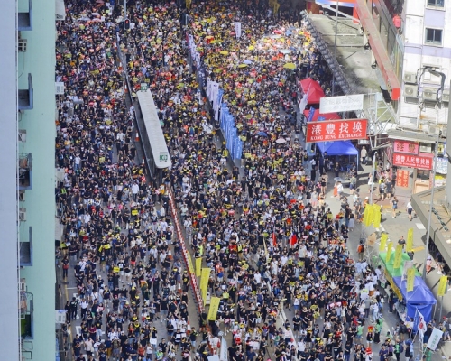 民陣表示，警方反對其七一遊行申請。資料圖片