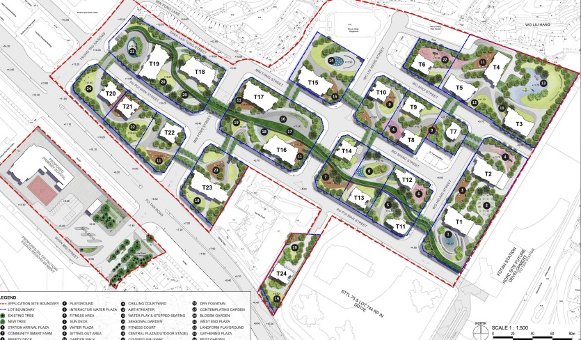 城規會規劃圖。