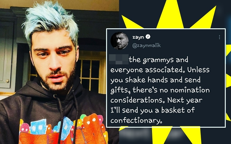 Zayn Malik爆粗明寸格林美唔公平。