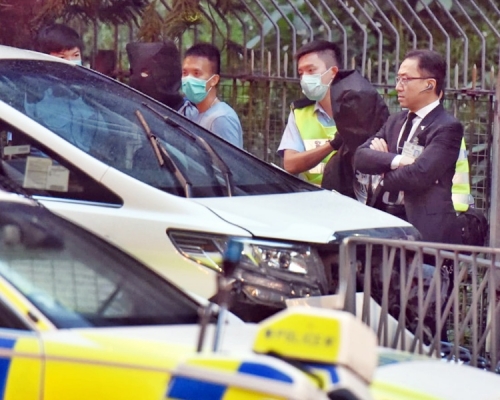 警方當日調查事件。
資料圖片