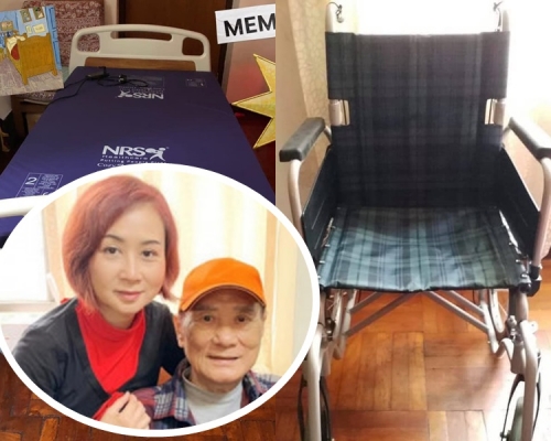 譚炳文女兒捐出爸爸生前的醫療用品。「有艇搭」勵志送暖專頁FB