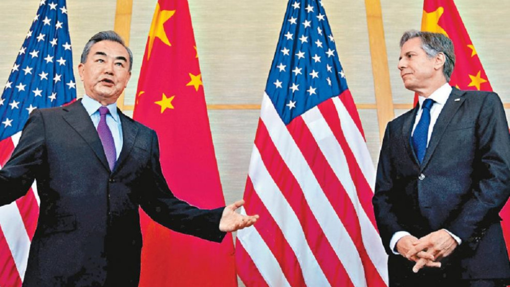 布林肯表示已與王毅通電話指這個時候並不適合訪問北京。新華社