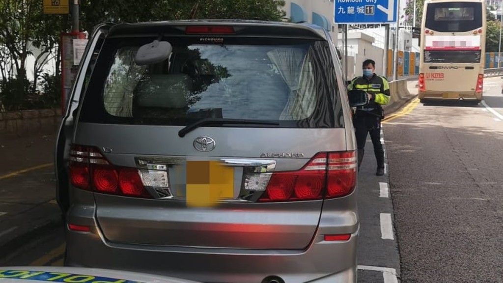 涉案車輛。 警方圖片