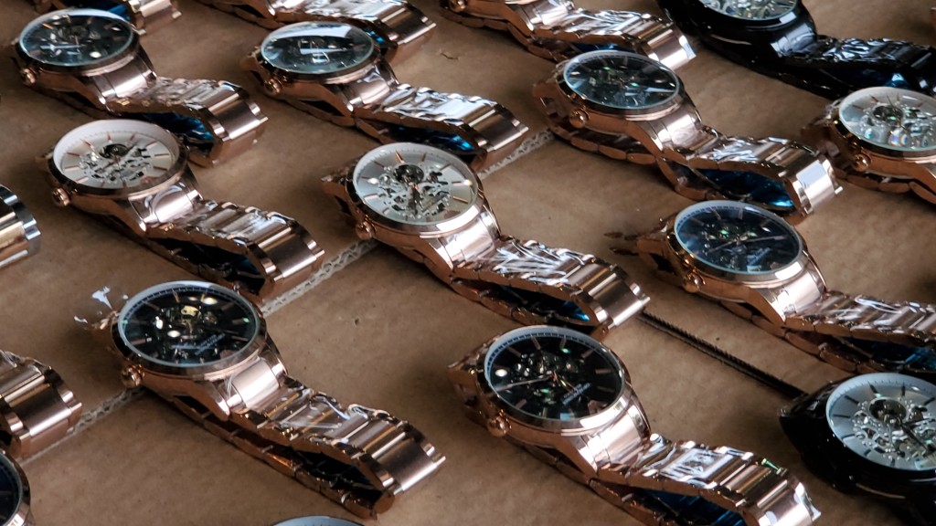 海關檢獲的懷疑冒牌貨物包括手表。