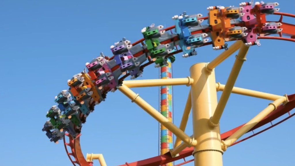 上海Legoland “乐高大飞车”。 上海乐高乐园官博影片截图 上海Legoland “乐高大飞车”。 上海乐高乐园官博影片截图