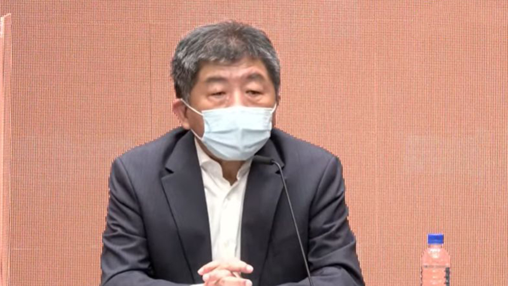 陳時中出席行政院會後記者會。