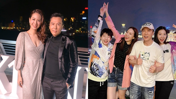 子丹今次返港要多陪老婆及子女。