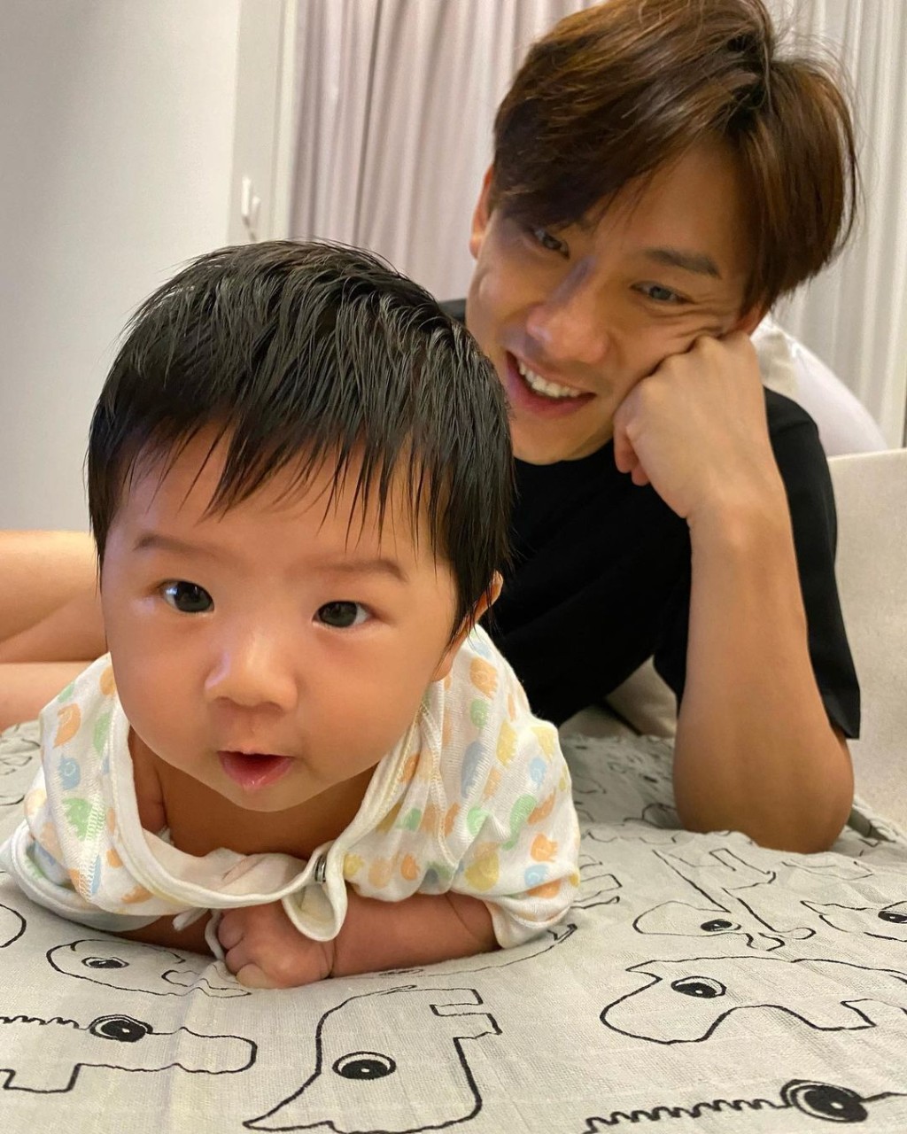 Patrick趁人生第一個父親節，分享這兩個幾月做新手爸爸的感受。