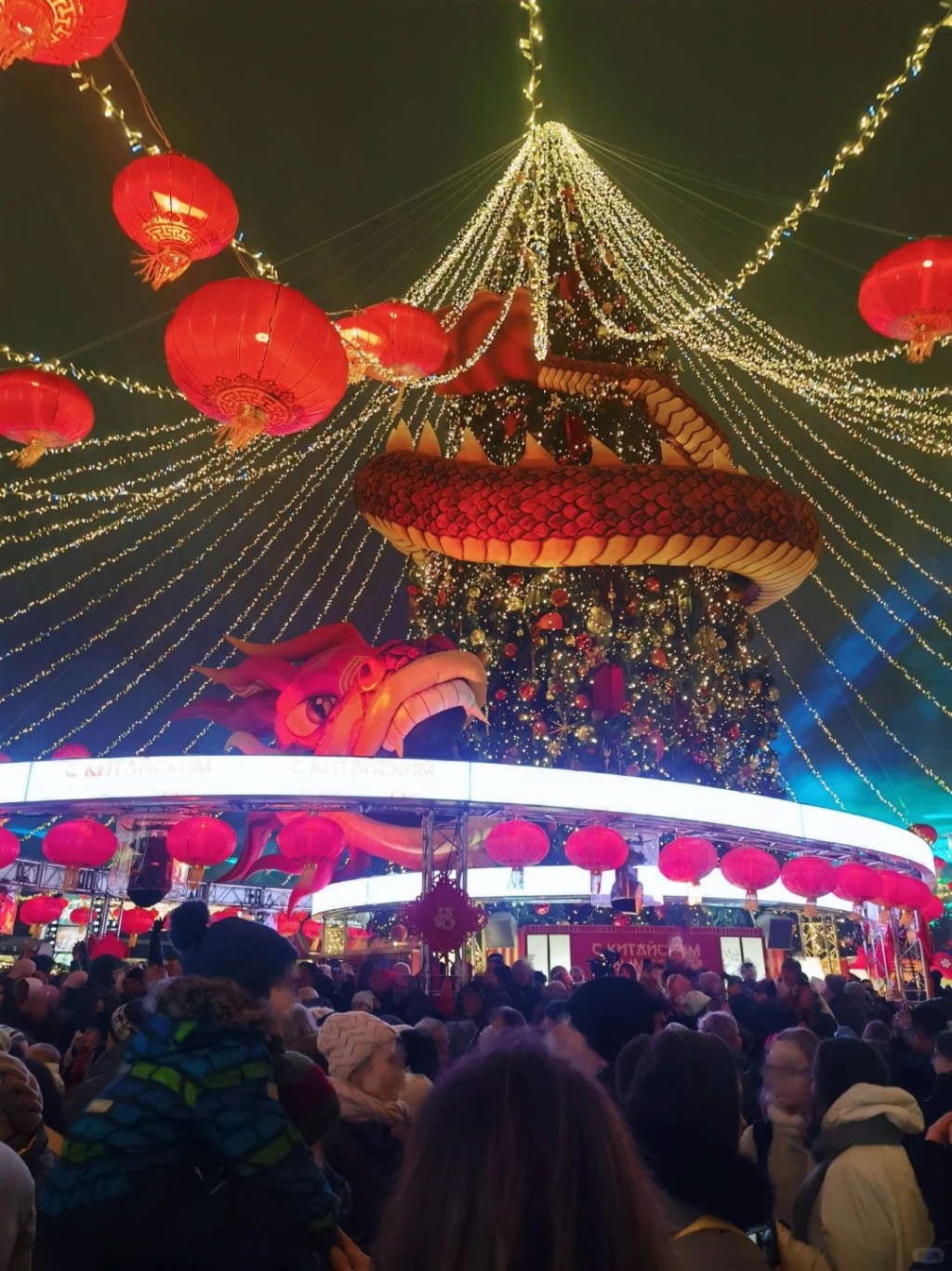 莫斯科的中國新年集市。小紅書@Stanislav