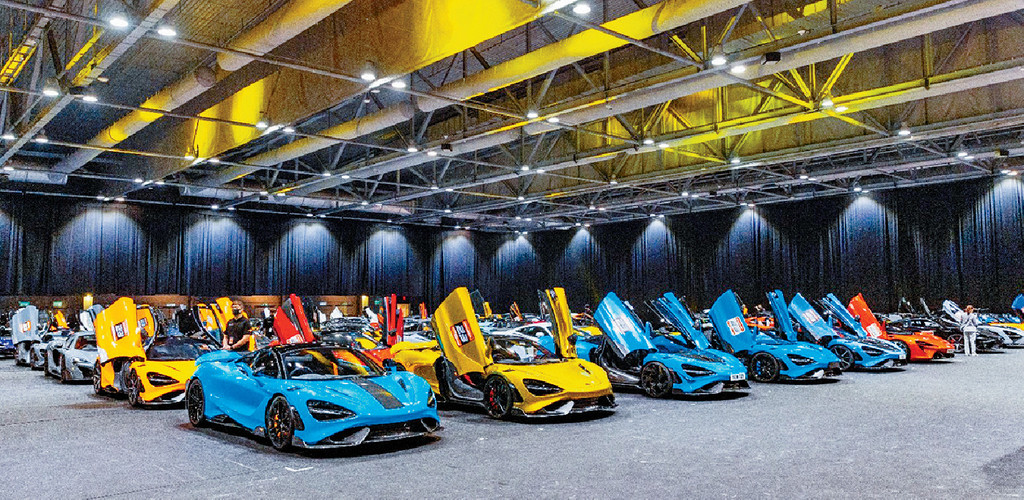 ■代理在亞洲國際博覽館Hall 5舉行盛大車聚兼展覽。
