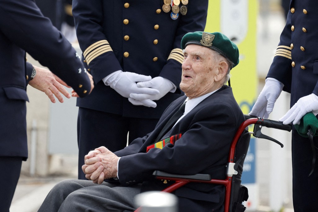 戈提埃是法國最後一位曾參與二次世界大戰諾曼第登陸的突擊隊員。路透社