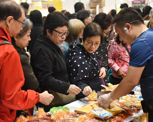 去年灣仔會展舉辦冬日美食節。資料圖片