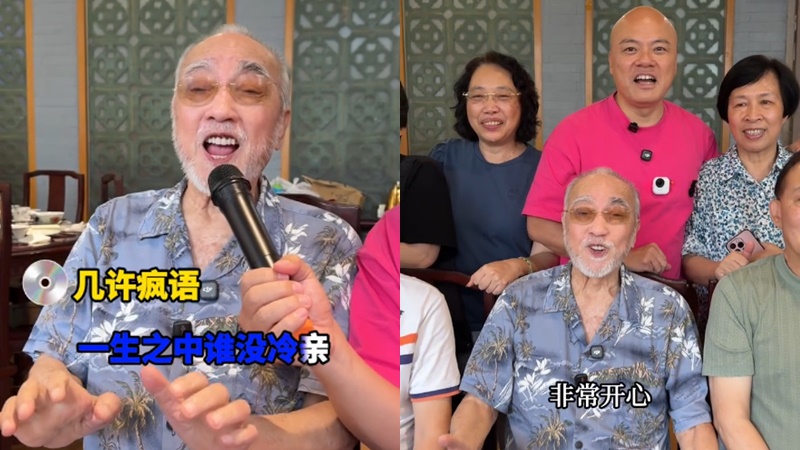 盧海鵬曾嘆死剩自己一個  跟侄仔回鄉笑逐顏開「原來咁多親戚」  激動眼濕濕：今勻最威