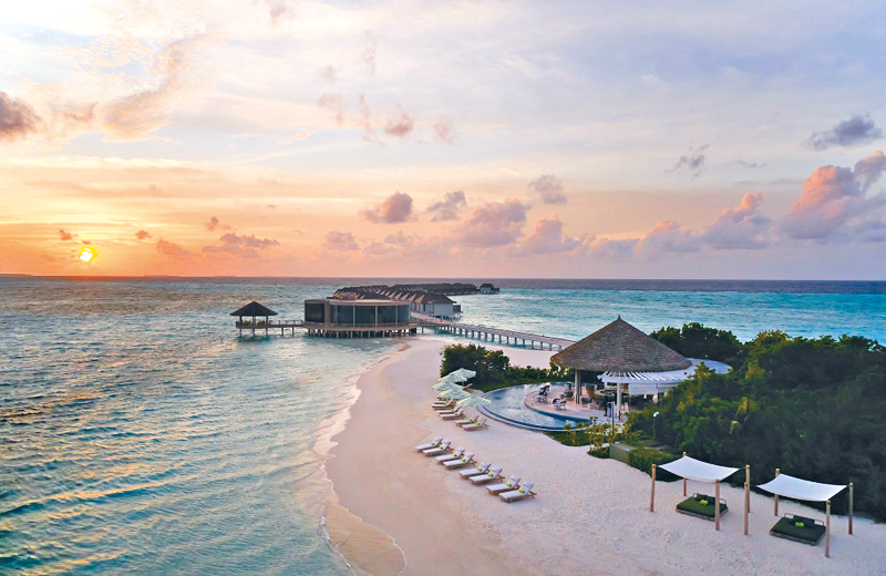 ●馬爾代夫第一家艾美水療度假酒店剛在本月月初簇新開幕。