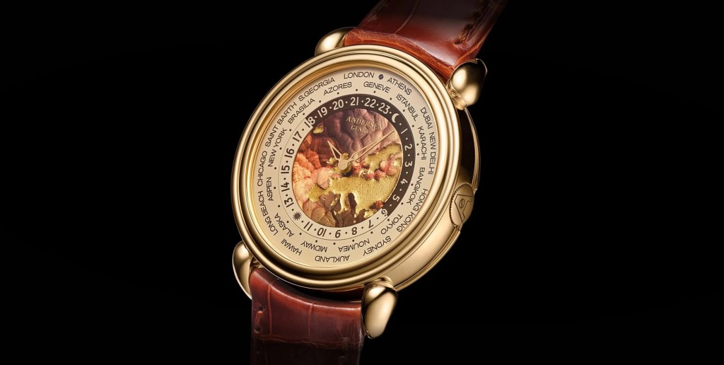 Andersen Genève Communication 45,表壳:38mm黄金/机芯:A. Schild自动/限量:45枚/售价:49,800瑞郎。 Andersen Genève Communication 45,表壳:38mm黄金/机芯:A. Schild自动/限量:45枚/售价:49,800瑞郎。