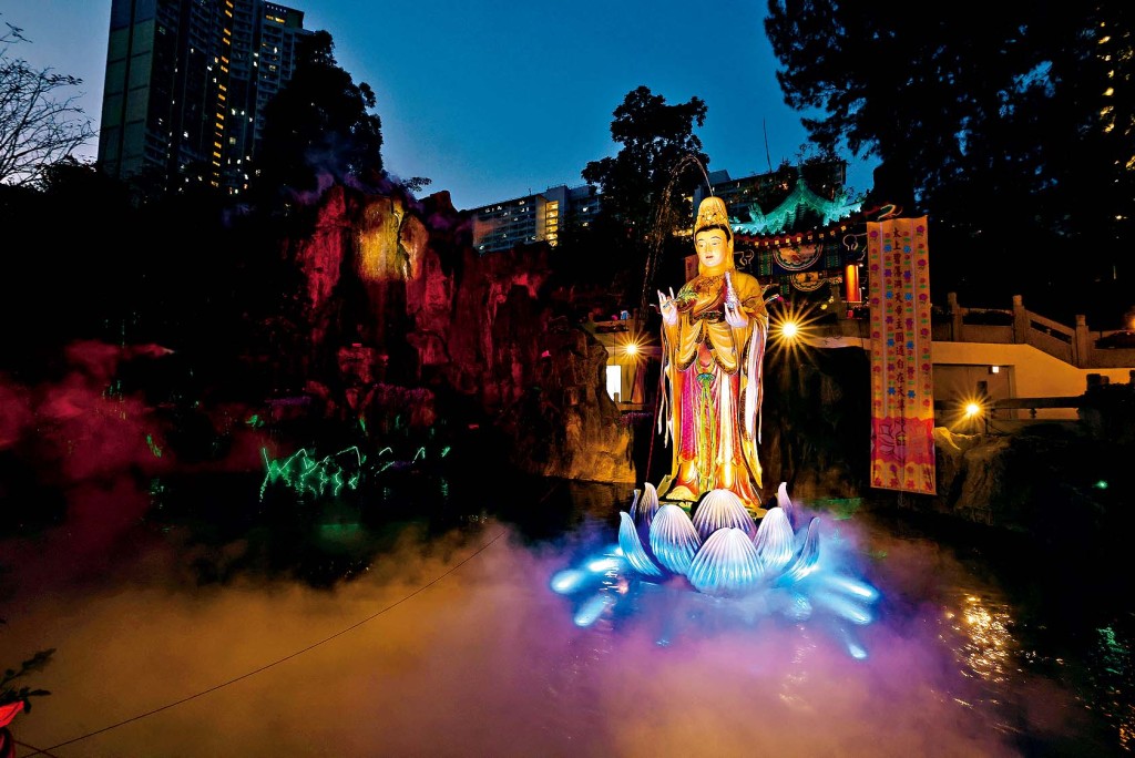 從心苑觀音聖像於2024年年初揭幕。 從心苑觀音聖像於2024年年初揭幕。