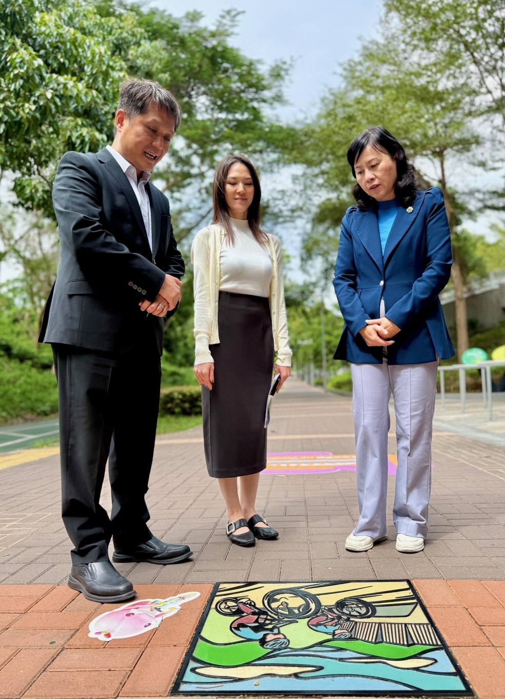 陳美寶指路政署在多個賽事場地周邊進行美化工程,讓各觀眾未入場先興奮。陳美寶網誌 陳美寶指路政署在多個賽事場地周邊進行美化工程,讓各觀眾未入場先興奮。陳美寶網誌