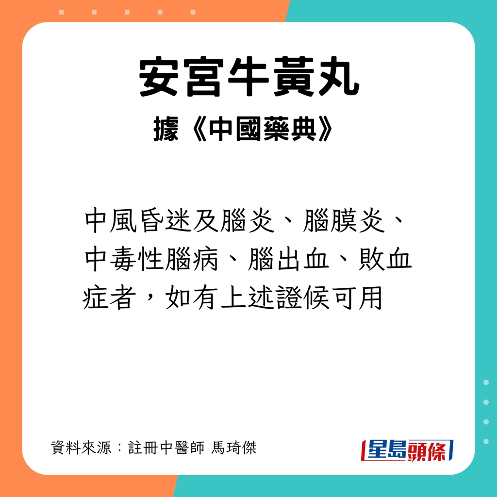 出現中風症狀及昏迷才可用