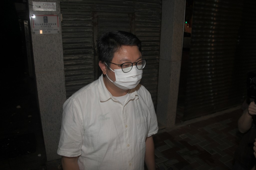 前油尖旺區議員朱江瑋被捕。資料圖片