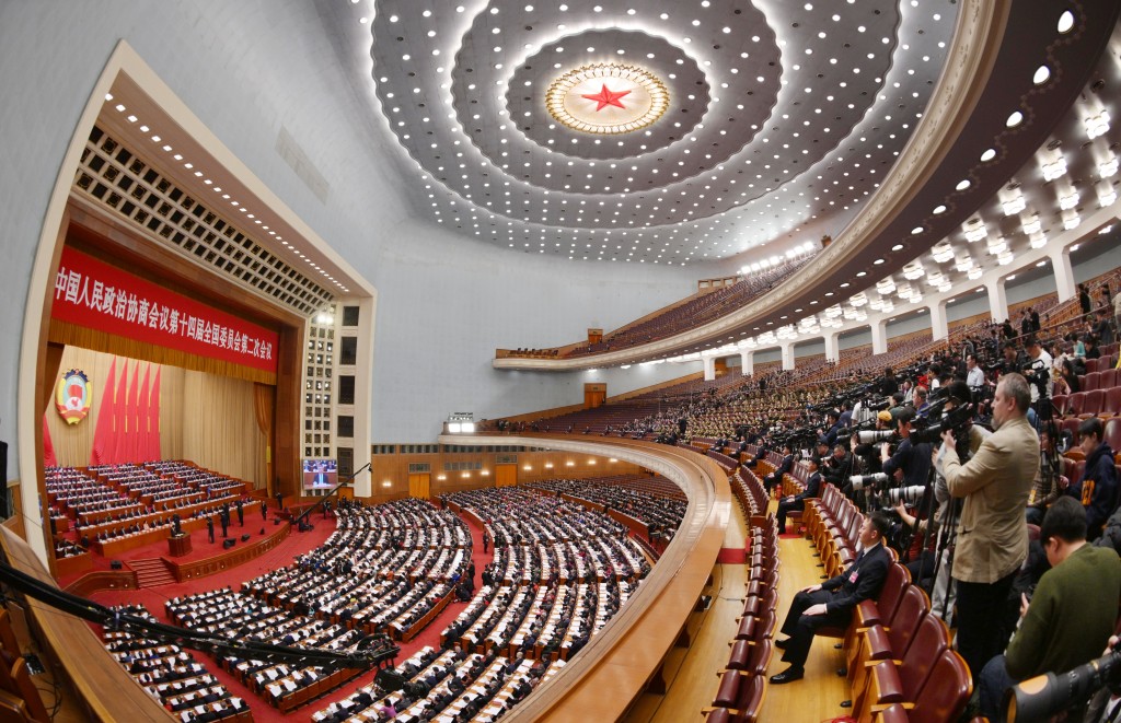 全国两会在北京举行。图为人民大会堂。资料图片／苏正谦摄