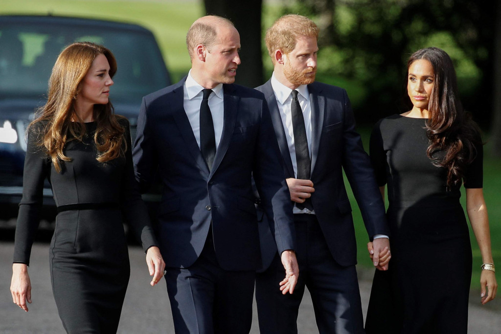 梅根跟哈里王子交往後，才知道凱特王妃是裝設計師莫拉里奧格魯的VIP客戶。路透
