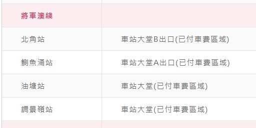 港鐵站內的洗手間（4）。港鐵網站截圖